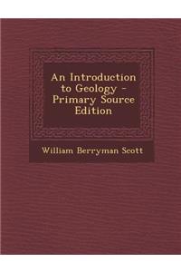 Introduction to Geology