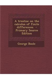 A Treatise on the Calculus of Finite Differences
