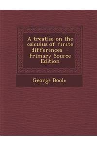 A Treatise on the Calculus of Finite Differences