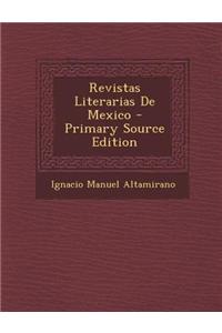 Revistas Literarias de Mexico