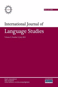International Journal of Language Studies (IJLS) - volume 9(3)