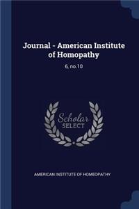 Journal - American Institute of Homopathy