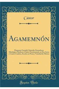 AgamemnÃ³n: Disparate Garrafal, Episodio Zarzuelesco MitolÃ³gico-Burlesco-ClÃ¡sico-Sentimental, En DOS Actos Y Cuatro Cuadros, Escrito En Prosa Y Variedad de Metros (Classic Reprint)