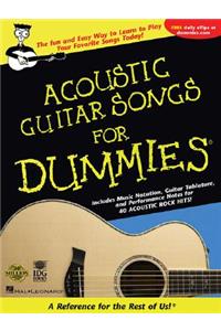 Acoustic Guitar Songs for Dummies