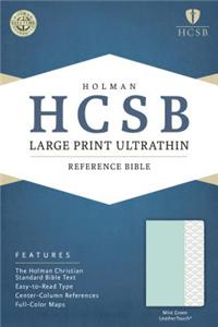 Large Print Ultrathin Reference Bible-HCSB