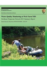 Water Quality Monitoring at Weir Farm NHS