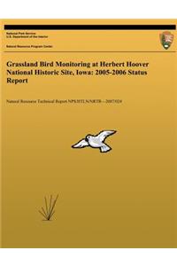 Grassland Bird Monitoring at Herbert Hoover National Historic Site, Iowa