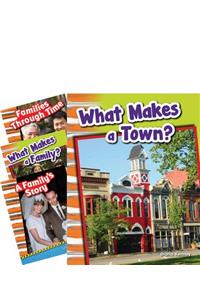 Primary Source Readers: Content & Literacy: Family & Community Library Bound Collection