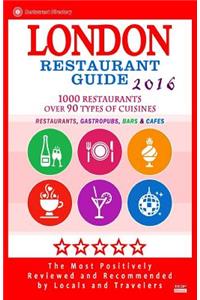 London Restaurant Guide 2016