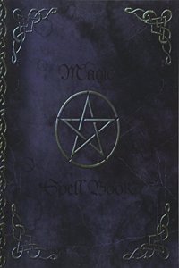 Magic Spell Book: Of Shadows / Grimoire ( Gifts ) [ 90 Blank Attractive Spells Records & More * Paperback Notebook / Journal * Large * Pentacle ]