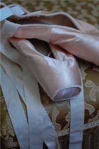 A Pair of Pink Ballet Pointe Shoes with Attached Ribbons Dance Journal
