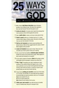 25 Ways to Experience God 50-Pack
