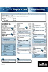 ICD-10-CM 2015 Snapshot Card - Allergy/Immunology