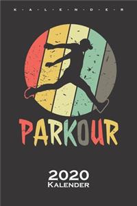 Parkour Retro Kalender 2020