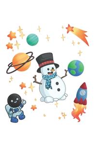 Christmas Snowman Universe Notebook