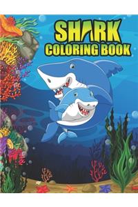 Shark coloring Book