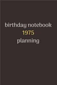 notebook birthday gift 1975