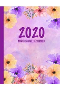 2020 Monthly and Weekly Planner