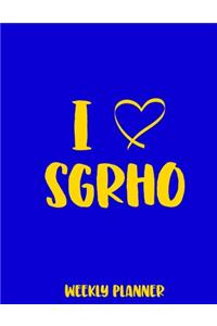 I Love SGRho (Weekly Planner)