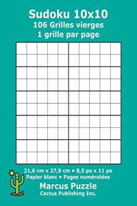 Sudoku 10x10 - 106 Grilles vierges