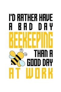 I'd rather have a bad day beekeeping than a good day at work