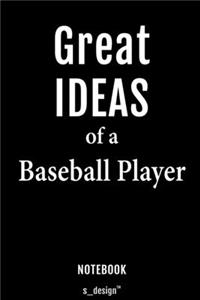 Notebook for Baseball Players / Baseball Player