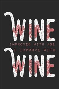 Wine Improves With Age. I Improve With Wine