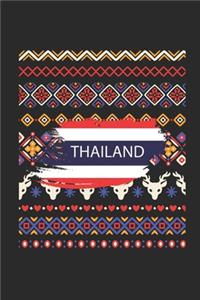 Ugly Christmas Sweater - Thailand: Dotted Bullet Grid Notebook / Journal (6 X 9) - Christmas Gift for Kids, Teens, Mom And Dad