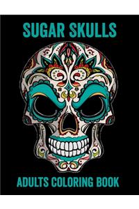Sugar Skulls Adults Coloring Book