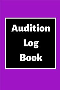 Audition Log Book