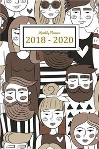 2018 - 2020 Monthly Planner