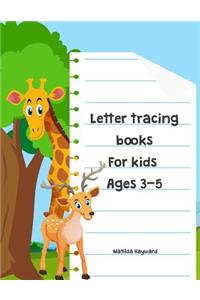 Letter tracing books for kids ages 3-5