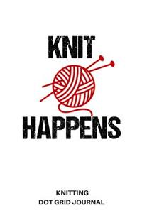 Knitting Dot Grid Journal Knit Happens