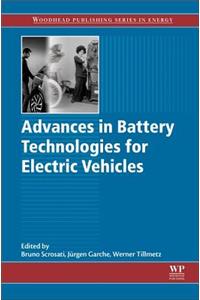 Advances in Battery Technologies for Electric Vehicles