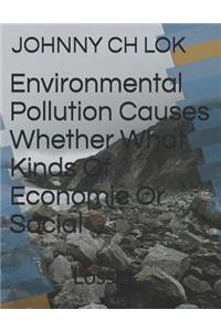 Environmental Pollution Causes Whether What Kinds Of Economic Or Social