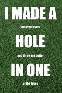 I Made a Hole in One