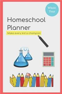 Homeschool Planner for Students Undated Daily & Quarterly Homeschooling Lessons