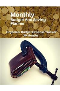 Monthly Budget And Saving Planner