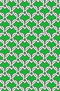 Journal Notebook Chained Hearts Pattern 7