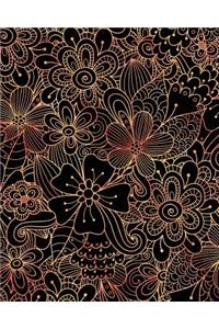 Bullet Journal Notebook Flower Pattern 3