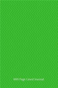 600 Page Lined Journal
