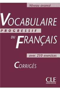 Vocabulaire Progressif Du Francais Key (Advanced)