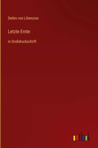 Letzte Ernte