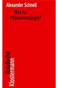 Was Ist Phanomenologie?