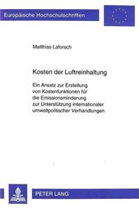 Kosten Der Luftreinhaltung