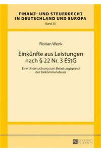 Einkuenfte aus Leistungen nach § 22 Nr. 3 EStG