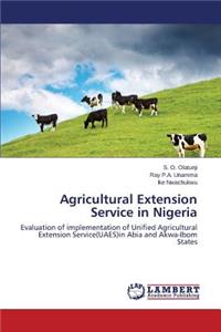 Agricultural Extension Service in Nigeria