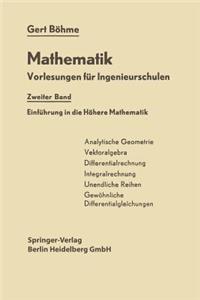 Einführung in Die Höhere Mathematik