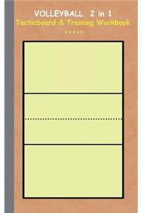 Volleyball 2 in 1 Tacticboard and Training Workbook