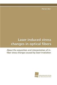 Laser-Induced Stress Changes in Optical Fibers